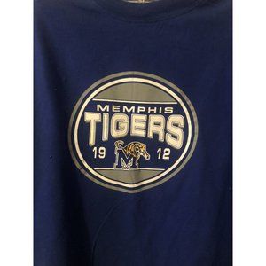 Red Oak Shirt Mens XL Blue Memphis State Logo